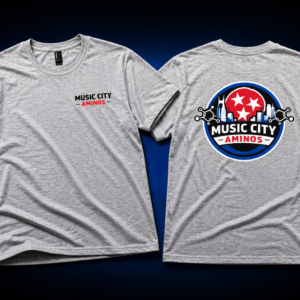 84CC8616-0A6B-4B0D-B66D-38DED5E864A3 Grey Logo Tee(unisex)